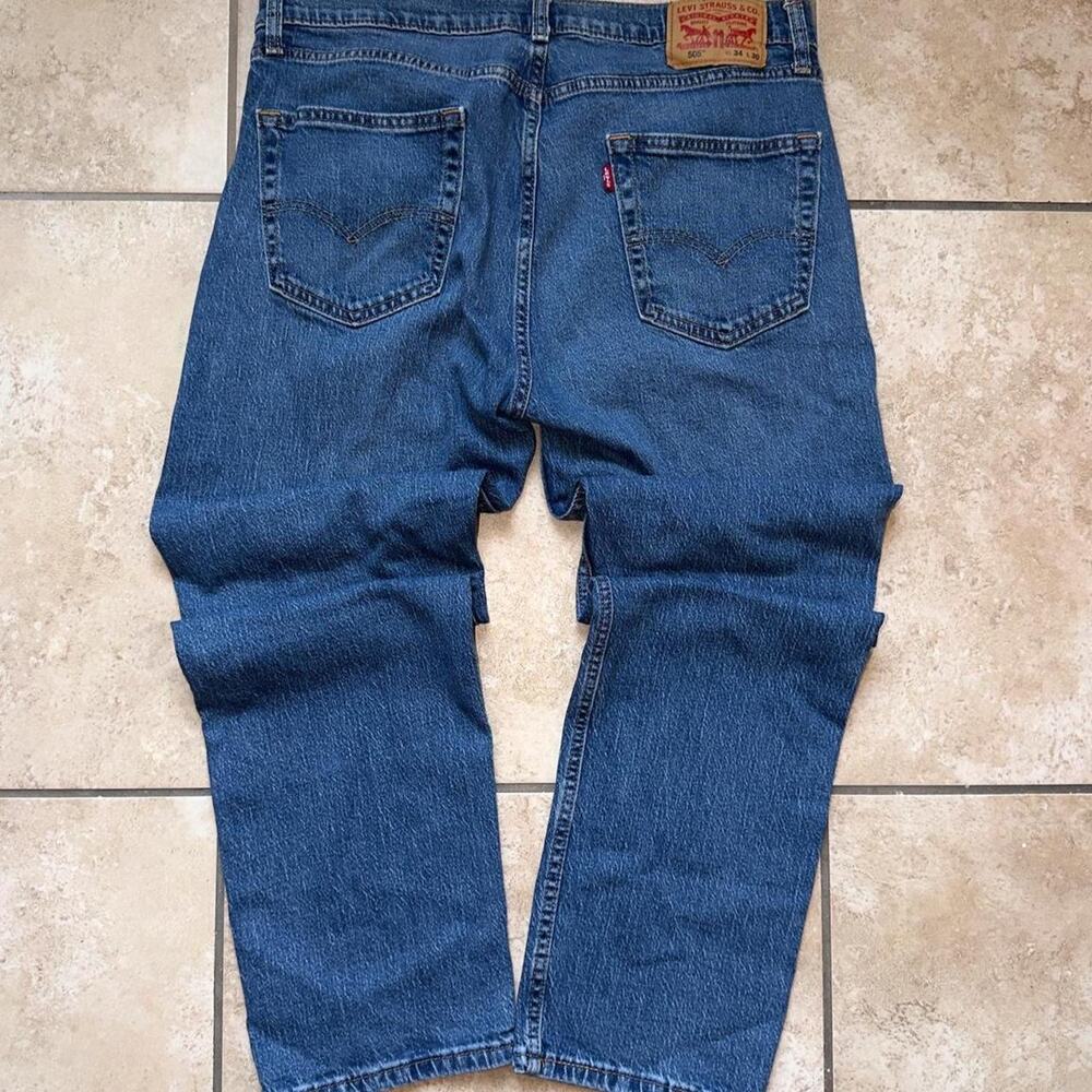 Levis 505 Denim Jeans- Size 34x30